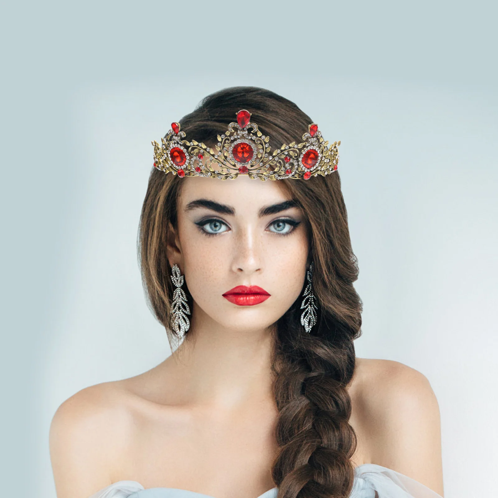 Retro Crown Hair Accessories Bridal Headwear Rhinestone Wedding Toppers Women Vintage Leaf Bride Headdress Womens Crown
Retro Crown Hair Accessories Bridal Headwear Rhinestone Wedding Toppers Women Vintage Leaf Bride Headdress Womens Crown