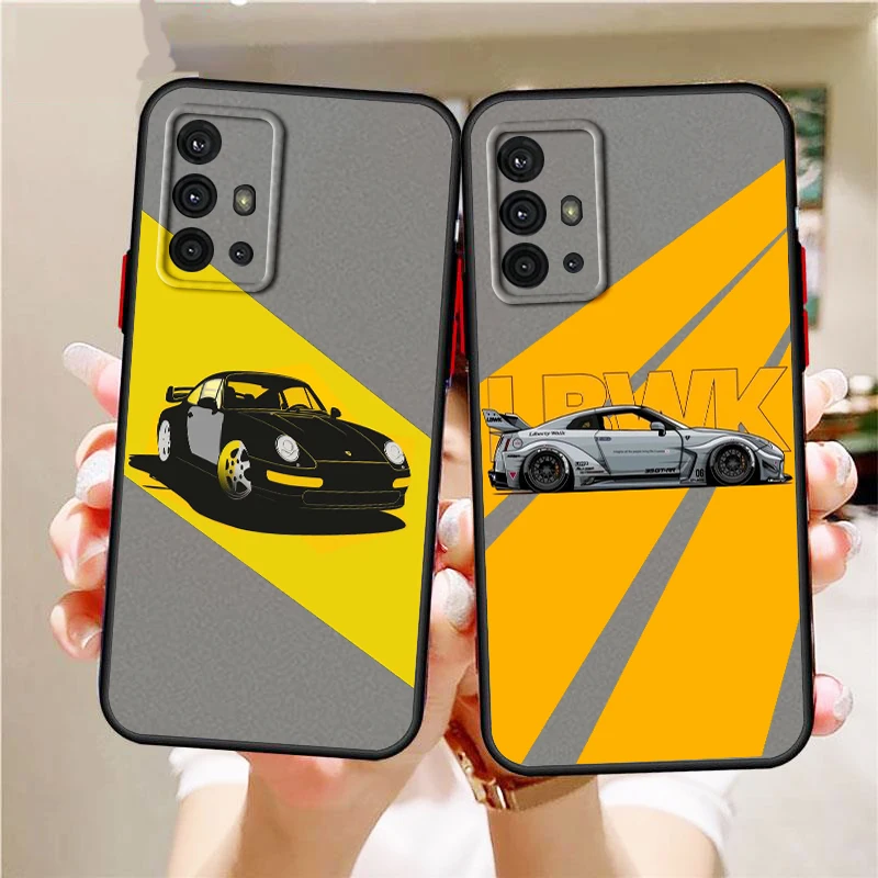 Racing Fashion Cool Cartoon Frosted Translucent For Samsung A53 A52 A33 A32 A51 A71 A21S A13 A73 A50 A22 A12 5G Soft Phone Case
Racing Fashion Cool Cartoon Frosted Translucent For Samsung A53 A52 A33 A32 A51 A71 A21S A13 A73 A50 A22 A12 5G Soft Phone Case