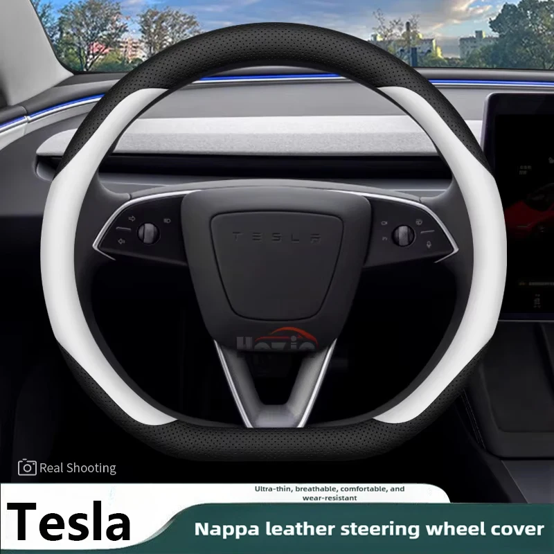 Leather Car Steering Wheel Cover for Tesla Model Y 3 Juniper Zunifer 2025 2026 Accessories
Leather Car Steering Wheel Cover for Tesla Model Y 3 Juniper Zunifer 2025 2026 Accessories