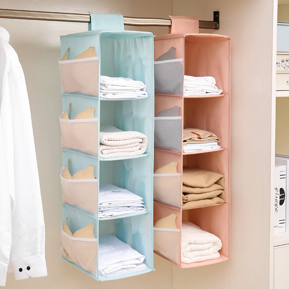 Washable Oxford Cloth Multi-layer Underpants Socks Storage Bag Shelf Foldable For Bra Storage Bag Fabric Wall Closet Organizer
Washable Oxford Cloth Multi-layer Underpants Socks Storage Bag Shelf Foldable For Bra Storage Bag Fabric Wall Closet Organizer