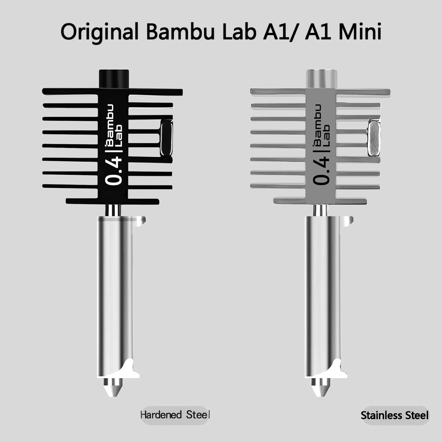 Original Bambu Lab Hardened Steel & Stainless Steel Nozzle, Compatible with A1/A1 Mini,0.2/0.4/0.6/0.8mm, 3D Printer Spare Parts
Original Bambu Lab Hardened Steel & Stainless Steel Nozzle, Compatible with A1/A1 Mini,0.2/0.4/0.6/0.8mm, 3D Printer Spare Parts