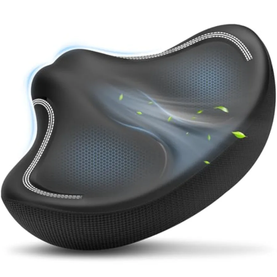 New Noseless Oversized Bike Seat Comfort Pure Memory Foam Bicycle Seat Cushion Compatible Saddle Replacement with Electric Bike
New Noseless Oversized Bike Seat Comfort Pure Memory Foam Bicycle Seat Cushion Compatible Saddle Replacement with Electric Bike
