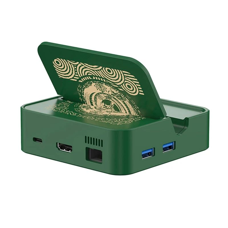 Док-станция 6 в 1 для коммутатора с 4K/30 Гц USB3.0 + USB2.0X2 PD 100 Вт, быстрая зарядка RJ45, 100 Мбит/с, док-станция для телевизора-A38R
Док-станция 6 в 1 для коммутатора с 4K/30 Гц USB3.0 + USB2.0X2 PD 100 Вт, быстрая зарядка RJ45, 100 Мбит/с, док-станция для телевизора-A38R