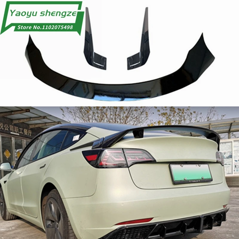 2017-2021 Rear Trunk Spoiler For Tesla Model 3 Rear Trunk Lip ABS tail Wing Spoiler Car Styling Modification parts
2017-2021 Rear Trunk Spoiler For Tesla Model 3 Rear Trunk Lip ABS tail Wing Spoiler Car Styling Modification parts