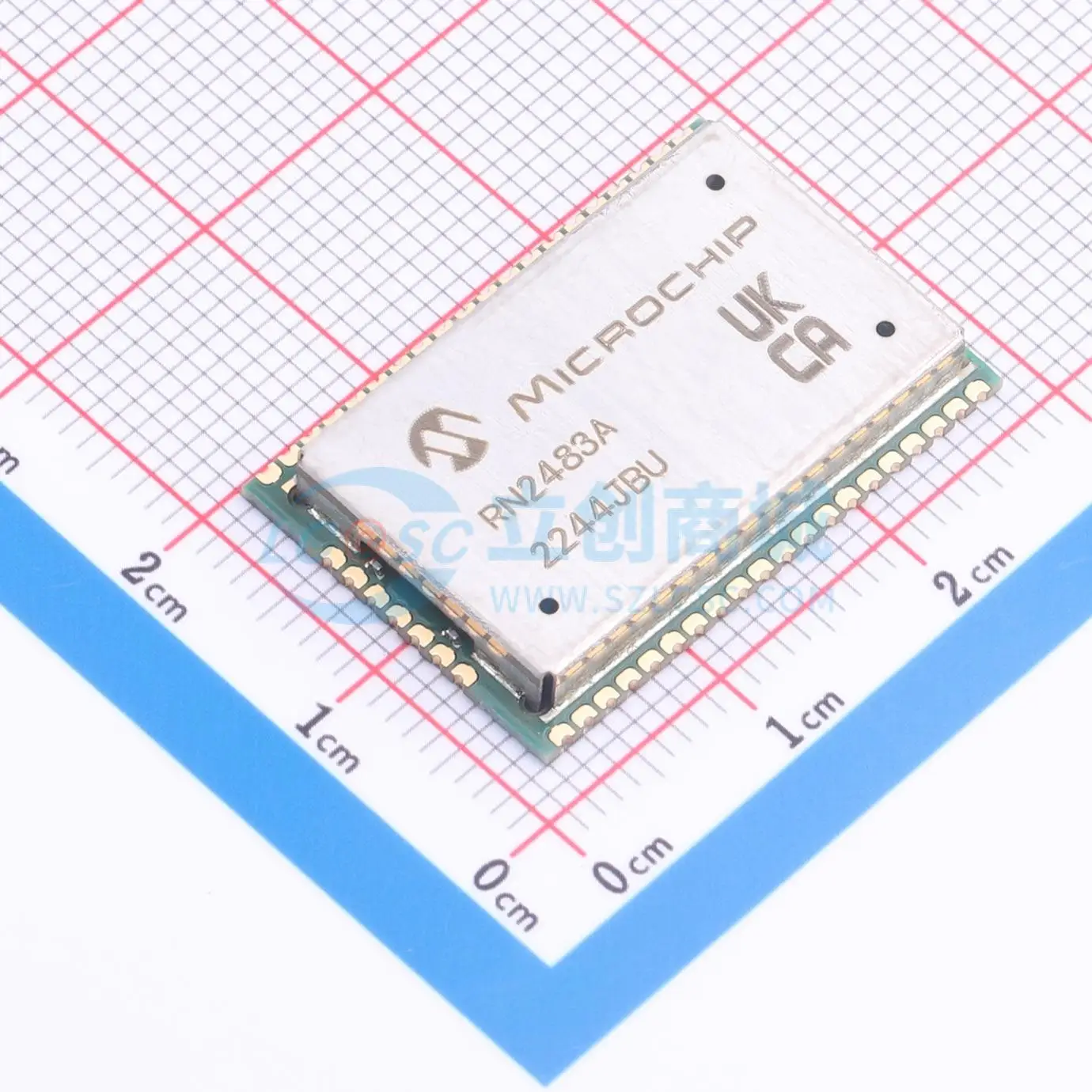 1pcs RN2483A-I/RM104 SMD 26.7x17.8mm 14dBm I2C SPI UART LoRa Wireless RF Transceiver Module
1pcs RN2483A-I/RM104 SMD 26.7x17.8mm 14dBm I2C SPI UART LoRa Wireless RF Transceiver Module