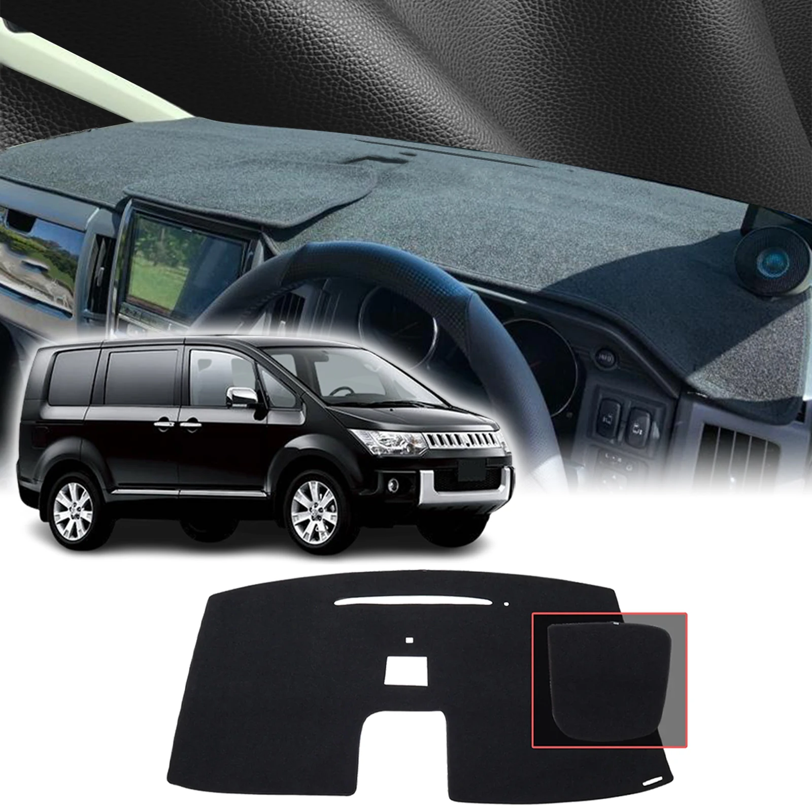 fit for Mitsubishi Delica D:5 D5 2007-2018 Dashmat Dashboard Cover Pad Protective Carpet DashMat Sunshade Car Accessories
fit for Mitsubishi Delica D:5 D5 2007-2018 Dashmat Dashboard Cover Pad Protective Carpet DashMat Sunshade Car Accessories
