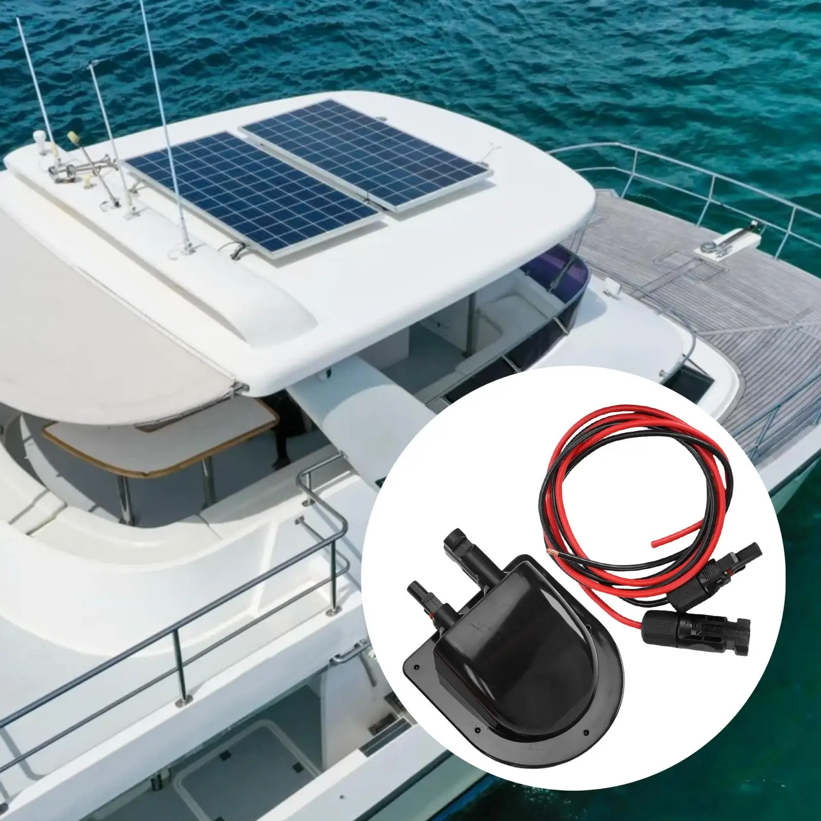 Solar Cable Entry Gland Solar Car Junction Box Solar Extension Wire Cable PV Wire Entry Gland Box For RV Caravan Boat Yacht
Solar Cable Entry Gland Solar Car Junction Box Solar Extension Wire Cable PV Wire Entry Gland Box For RV Caravan Boat Yacht
