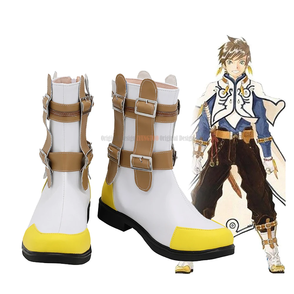 Tales of Zestiria Sorey Cosplay Boots Leather Shoes Custom Made Any Size for Unisex
Tales of Zestiria Sorey Cosplay Boots Leather Shoes Custom Made Any Size for Unisex