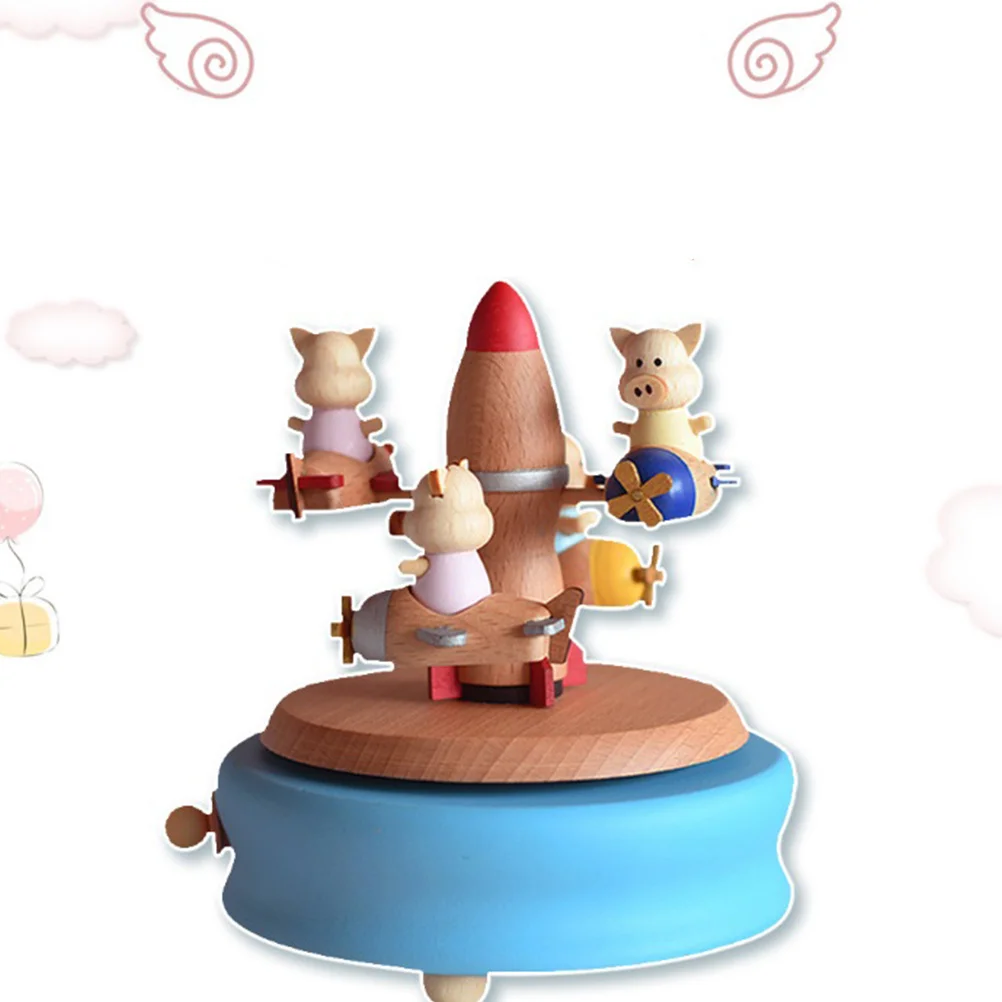 1Pcs Music Box Cartoon Pig Wood Mechanical Melody Box Sky-Blue Lovely Birthday Christmas Gift Perfect for Decoration
1Pcs Music Box Cartoon Pig Wood Mechanical Melody Box Sky-Blue Lovely Birthday Christmas Gift Perfect for Decoration