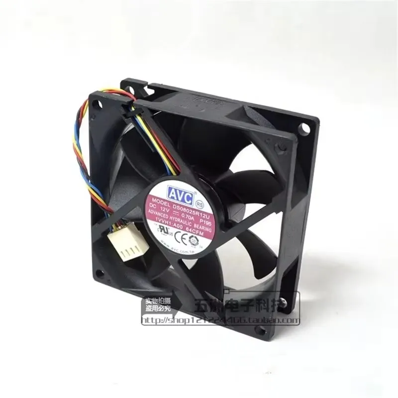 Original 80 * 80 * 25MM 12V0.7A 8CM four wire PWM speed regulation AMD CPU large air volume Cooling fan DS08025R12U
Original 80 * 80 * 25MM 12V0.7A 8CM four wire PWM speed regulation AMD CPU large air volume Cooling fan DS08025R12U