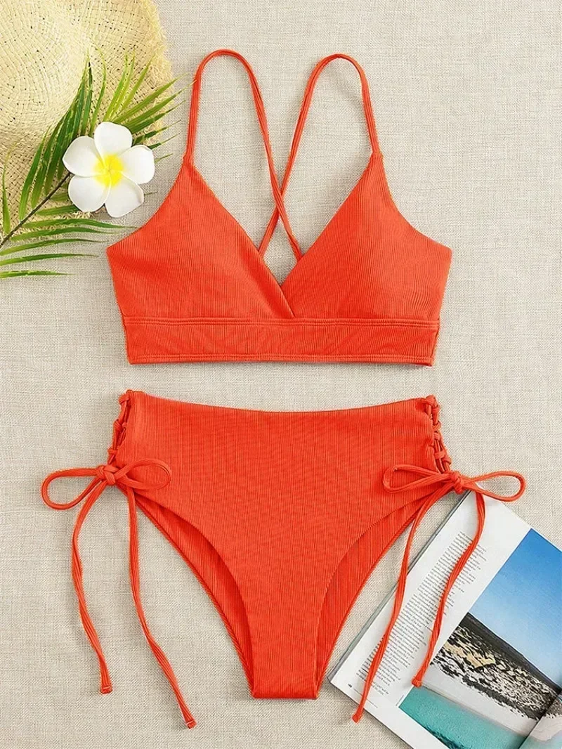 Sexy bandage high waist Brazilian Bikinis Sets Swimsuit Swimwear Swimming Suit for Women 2023 New Bikini Mujer Biquinis
Sexy bandage high waist Brazilian Bikinis Sets Swimsuit Swimwear Swimming Suit for Women 2023 New Bikini Mujer Biquinis