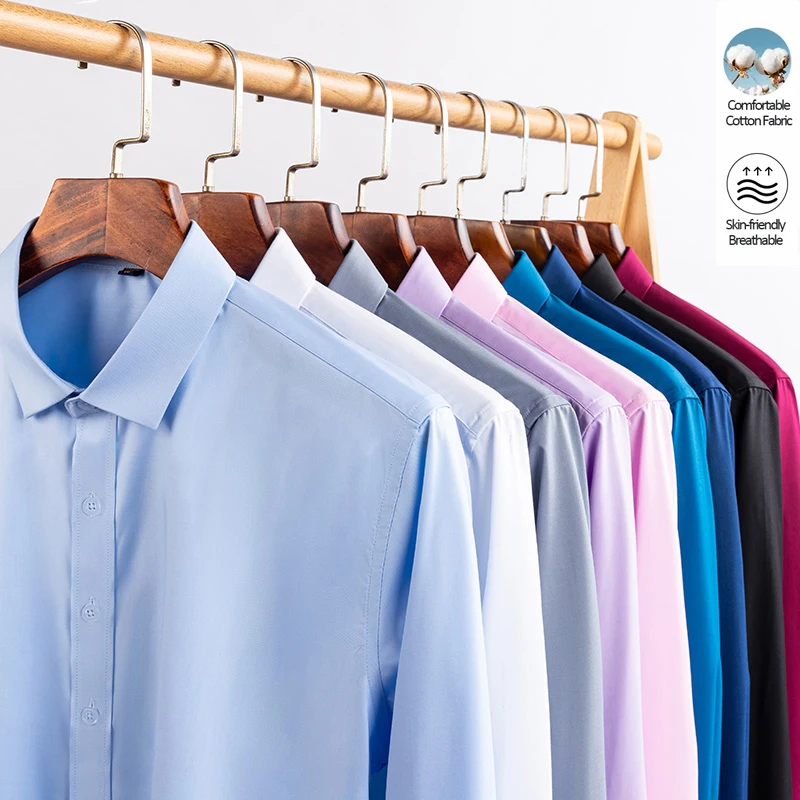 Men's Slim-Fit High Quality Cotton Shirt: Long Sleeves, Casual Breathable Fabric, Exquisite Craftsmanship, Brand OEM Processing
Men's Slim-Fit High Quality Cotton Shirt: Long Sleeves, Casual Breathable Fabric, Exquisite Craftsmanship, Brand OEM Processing