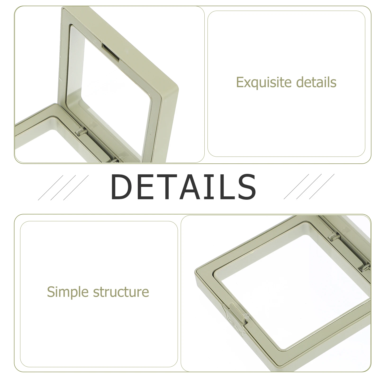 3 Pcs Durable Floating Jewelry Holder Anti-Oxidation Jewelry Display Rack With Practical Features
3 Pcs Durable Floating Jewelry Holder Anti-Oxidation Jewelry Display Rack With Practical Features