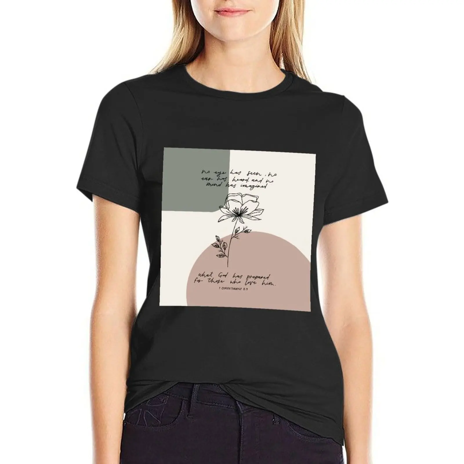 line drawn flower with bible verse encouragement T-Shirt Blouse vintage clothes oversized summer blouses woman 2025
line drawn flower with bible verse encouragement T-Shirt Blouse vintage clothes oversized summer blouses woman 2025
