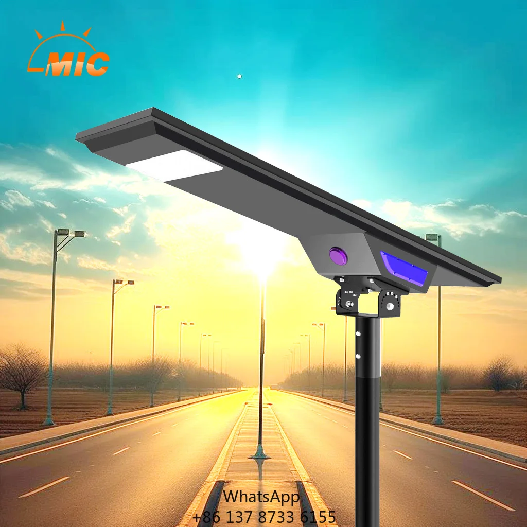 High Brightness Street Light 40W 50W 60W 80W 100W 120W 150W Luz Solar De Calle Para Exterior Waterproof Solar Street Light
High Brightness Street Light 40W 50W 60W 80W 100W 120W 150W Luz Solar De Calle Para Exterior Waterproof Solar Street Light
