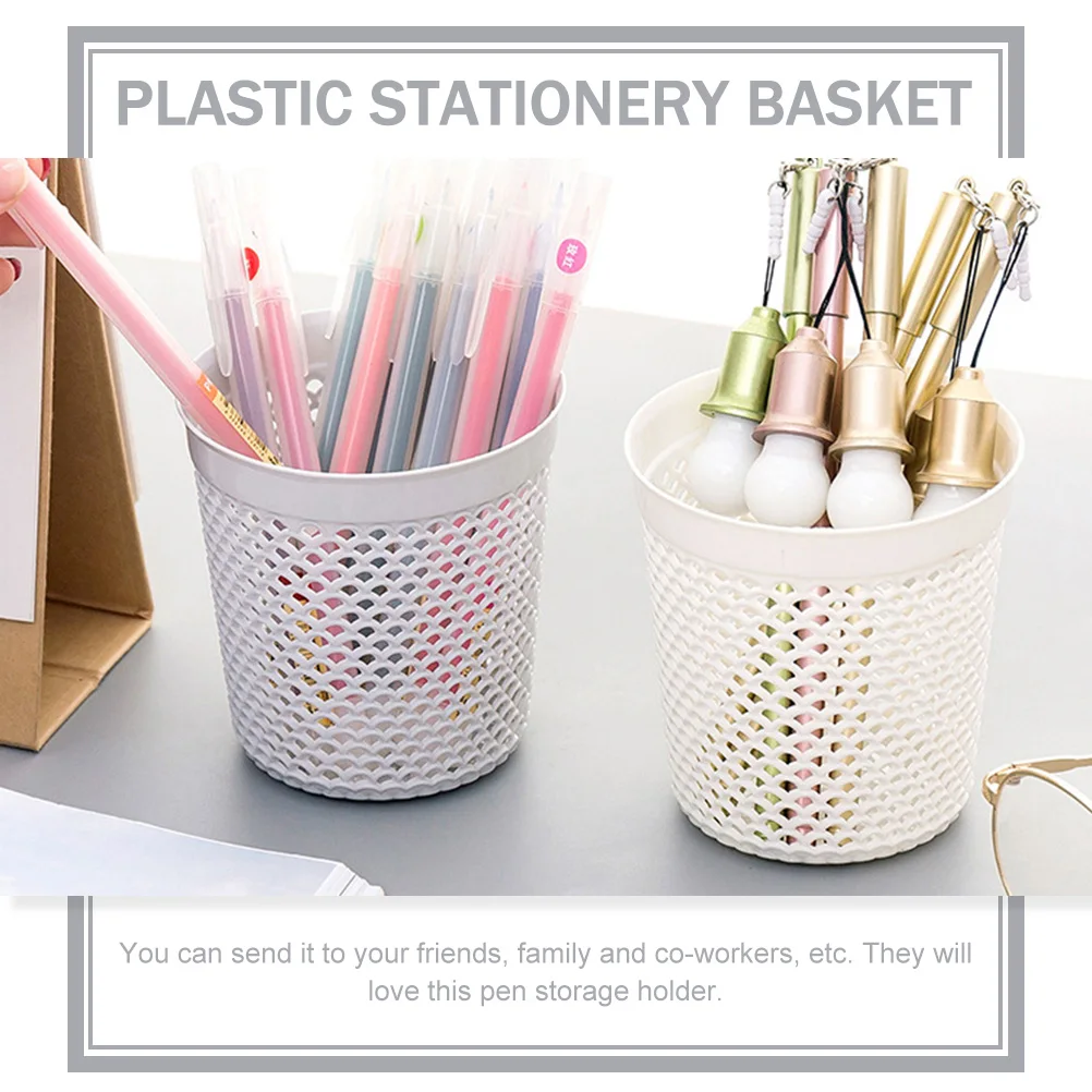 Makeup Brush Storage Container Pen Organizer Pencil Holder Hollow Plastic for Office
Makeup Brush Storage Container Pen Organizer Pencil Holder Hollow Plastic for Office