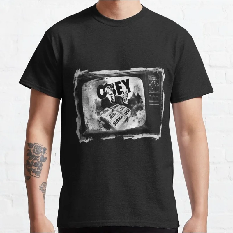 Retro Sic-Fi They Live Gift T Shirt 0224 John Carpenter Vintage Horror movie Alien film Graphic clothes All size Tee S-6XL
Retro Sic-Fi They Live Gift T Shirt 0224 John Carpenter Vintage Horror movie Alien film Graphic clothes All size Tee S-6XL