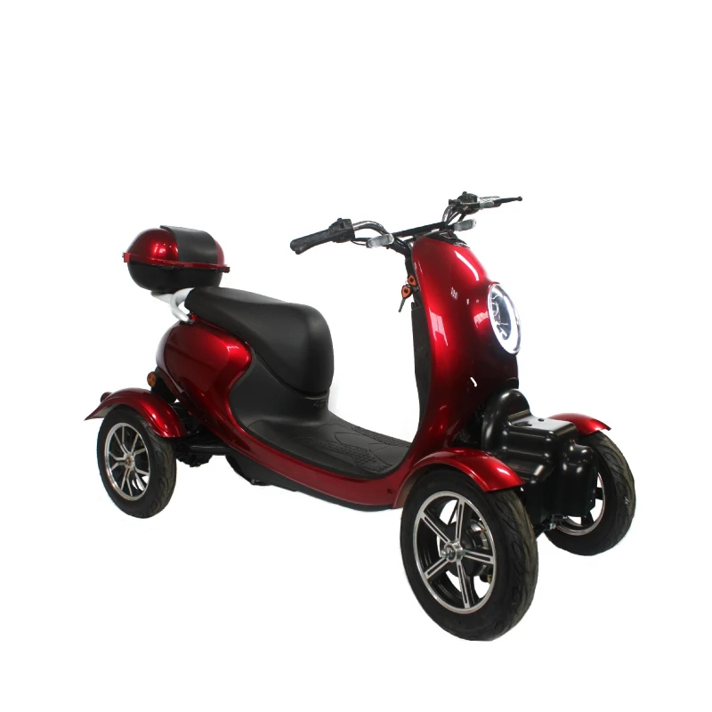 Foldable electric four-wheeler small recreational scooter battery car for the elderly
Foldable electric four-wheeler small recreational scooter battery car for the elderly