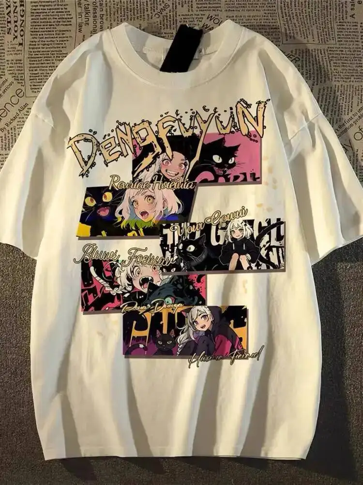 Oversize Cartoon Print T Shirt For Men Women Summer New Trendy Brand Anime Print Pure Cotton Short Sleeve Top
Oversize Cartoon Print T Shirt For Men Women Summer New Trendy Brand Anime Print Pure Cotton Short Sleeve Top