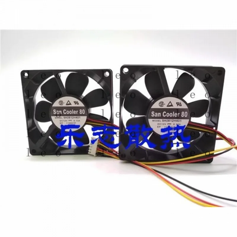 CC for 2PCS Sanyo 9A0812H401 8025 DC12V 0.13A 8CM Silent Inverter Cooling Fan
CC for 2PCS Sanyo 9A0812H401 8025 DC12V 0.13A 8CM Silent Inverter Cooling Fan