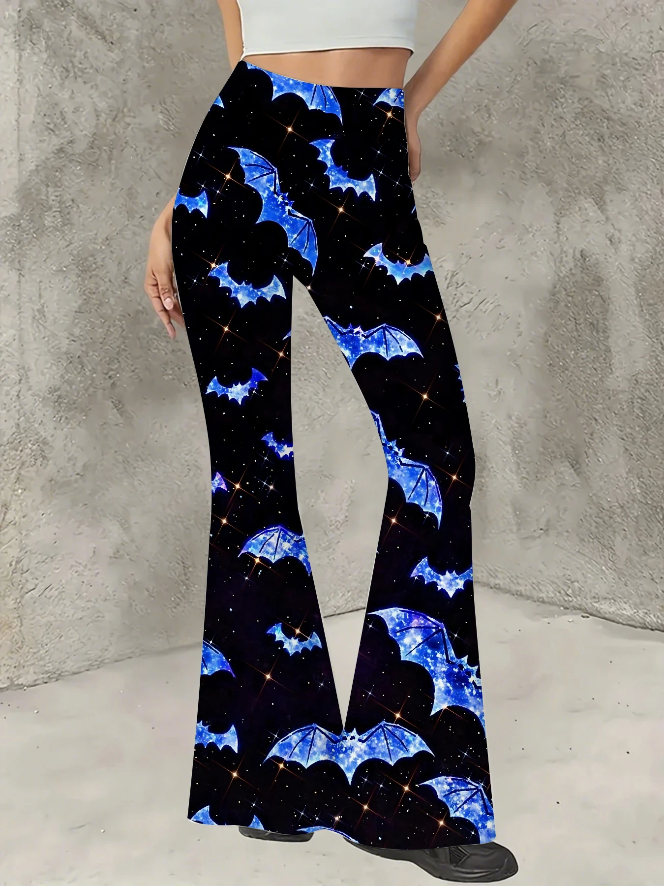 Women's Boho Printed Flare Pants Vintage Knit High Waist Wide Leg Trousers
Women's Boho Printed Flare Pants Vintage Knit High Waist Wide Leg Trousers