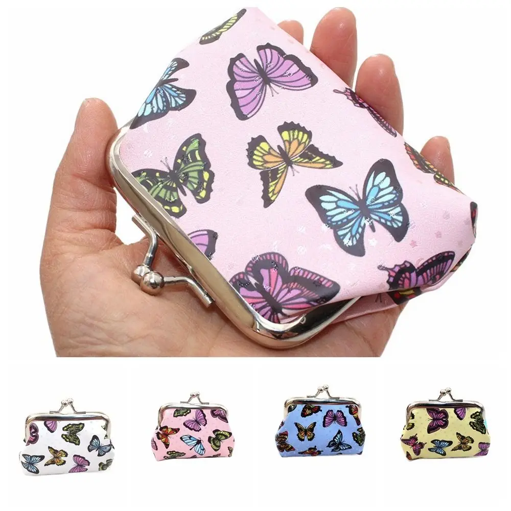 Portable PU Leather Kiss Lock Wallet Polyester Colorful Butterfly Printed Pouch Waterproof Chinese Style Clip Buckle Purse Women
Portable PU Leather Kiss Lock Wallet Polyester Colorful Butterfly Printed Pouch Waterproof Chinese Style Clip Buckle Purse Women