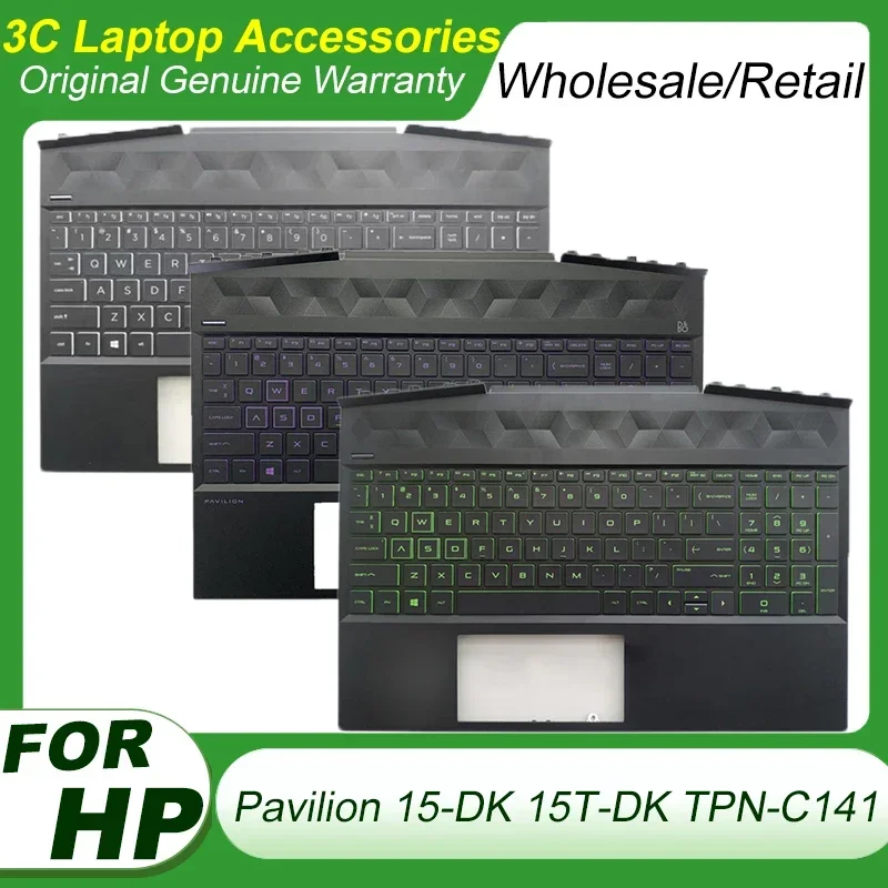 Original New US Keyboard for HP Pavilion 15-DK 15T-DK 15-DK0126TX TPN-C141 Laptop Palmrest Upper Cover Gaming Backlight Keyboard
Original New US Keyboard for HP Pavilion 15-DK 15T-DK 15-DK0126TX TPN-C141 Laptop Palmrest Upper Cover Gaming Backlight Keyboard
