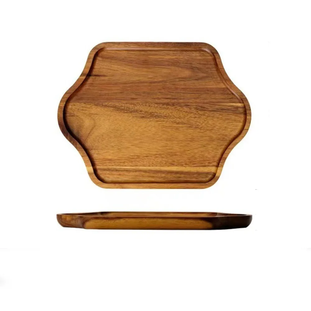 Nordic style Wooden Dinner Plate Hexagona Octagona Dessert Serving Board Solid Wood Anti-Scalding Fruit Decoration Plate
Nordic style Wooden Dinner Plate Hexagona Octagona Dessert Serving Board Solid Wood Anti-Scalding Fruit Decoration Plate