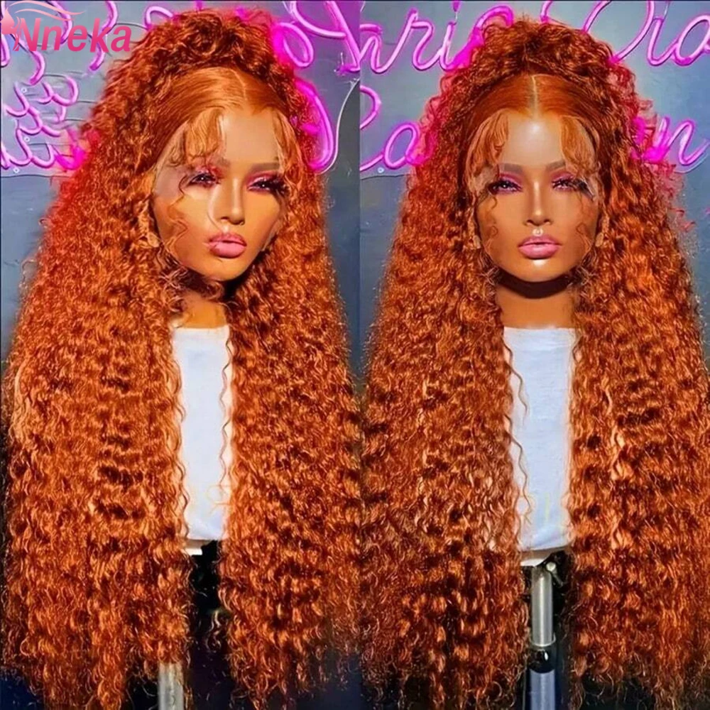 200 Density 350 Orange Ginger Curly Human Hair Wigs For Women 13x6 Hd Lace Frontal Deep Wave Wigs Brazilian Water Wave Color Wig
200 Density 350 Orange Ginger Curly Human Hair Wigs For Women 13x6 Hd Lace Frontal Deep Wave Wigs Brazilian Water Wave Color Wig