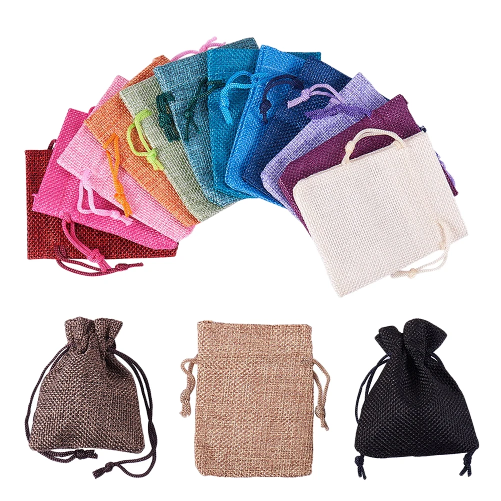 15 pcs Candy Jewelry Storage Bag Burlap Linen Drawstring Pouch Gift Bags Birthday Presents Wedding Party Accessories Small Items
15 pcs Candy Jewelry Storage Bag Burlap Linen Drawstring Pouch Gift Bags Birthday Presents Wedding Party Accessories Small Items