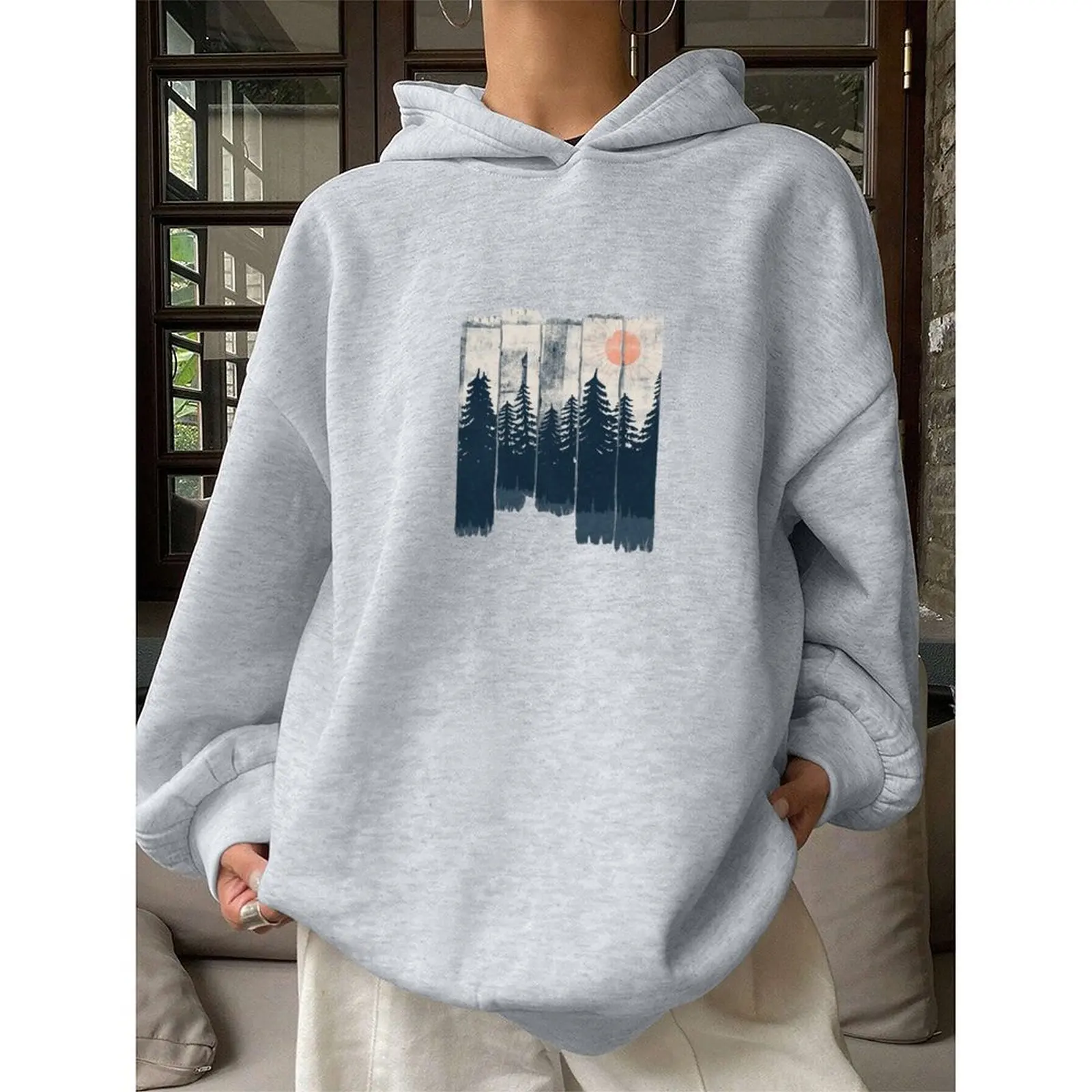 Women Sweater Hoodies Winter Casual Printed Sports Pullovers Comfortable Velvet Long Sleeve Sweater Winter Woman Clothes 2025
Women Sweater Hoodies Winter Casual Printed Sports Pullovers Comfortable Velvet Long Sleeve Sweater Winter Woman Clothes 2025