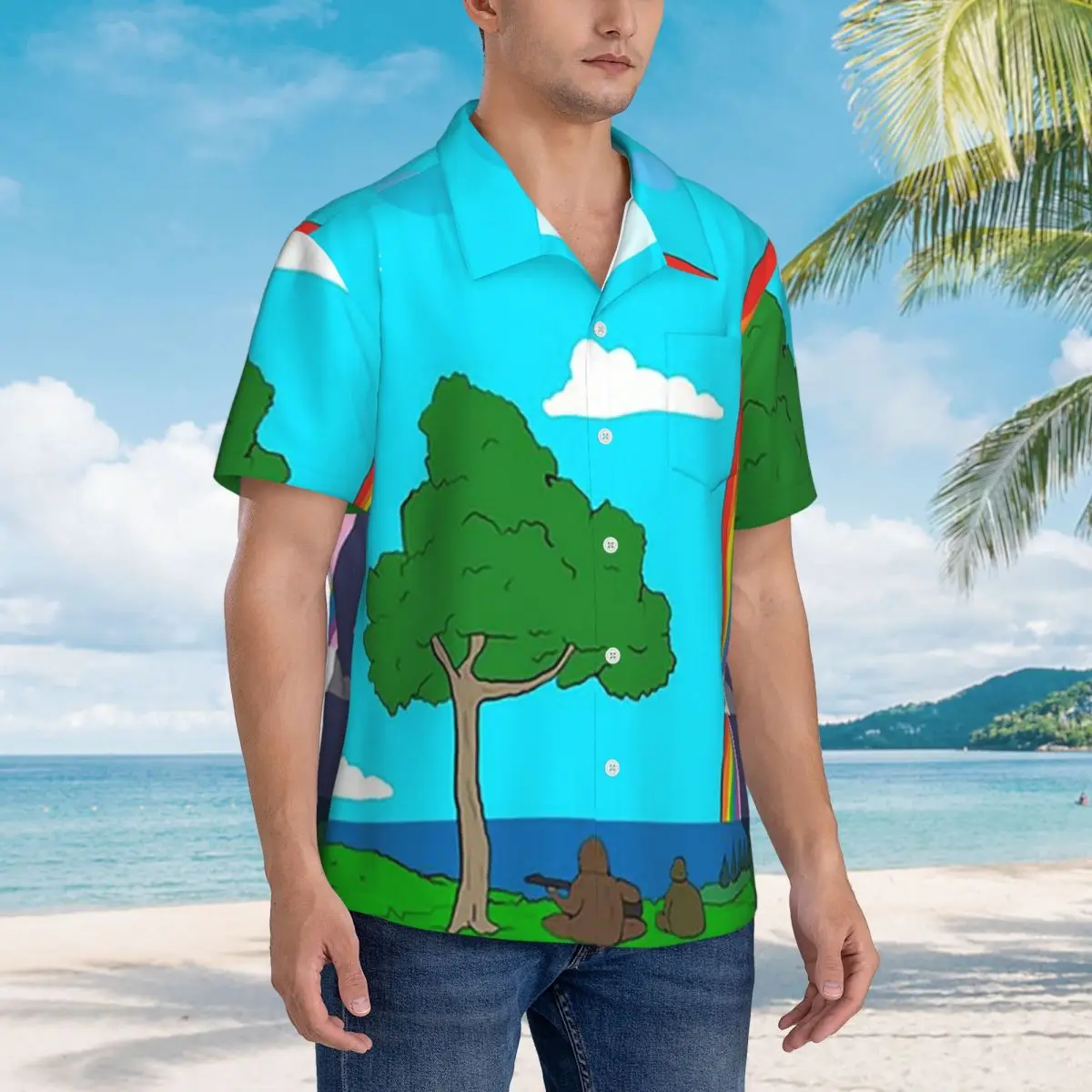 Big Lez Wake Up Hawaiian Shirts Casual Men Short Sleeve Shirt for Summer Beach Men's Button Tops
Big Lez Wake Up Hawaiian Shirts Casual Men Short Sleeve Shirt for Summer Beach Men's Button Tops