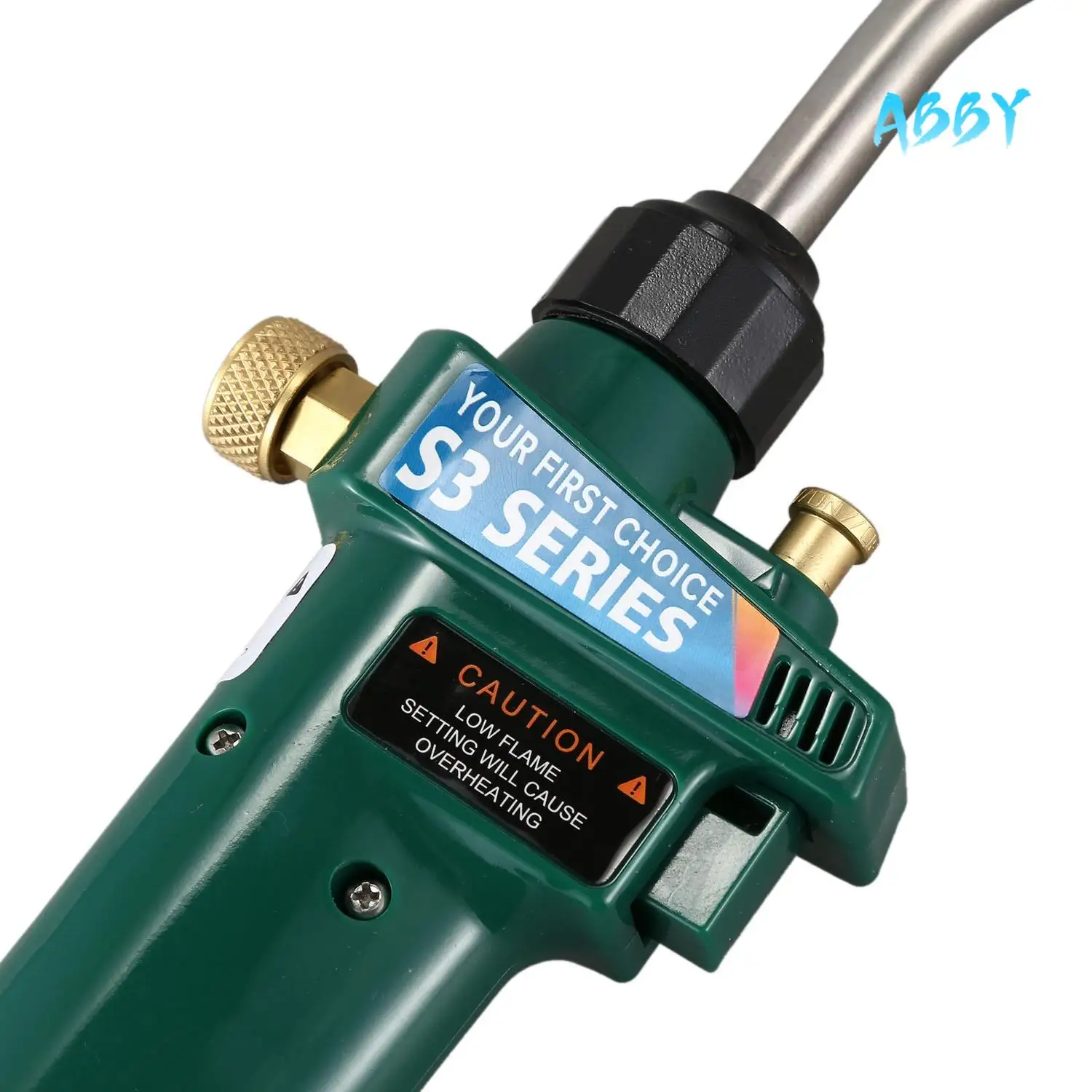ABBY-Braze Welding Torch Mapp Propane Gas Torch Self Ignition W Trigger Style Cga600 Heating Solder Burner
ABBY-Braze Welding Torch Mapp Propane Gas Torch Self Ignition W Trigger Style Cga600 Heating Solder Burner