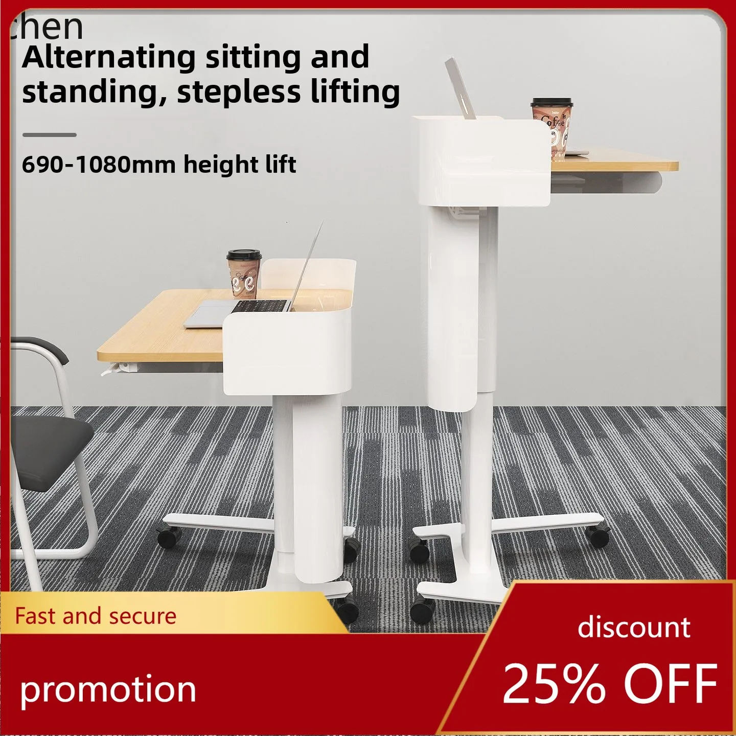 HXL Adjustable Mobile Lectern Standing Speaker's Podium with Wheels
HXL Adjustable Mobile Lectern Standing Speaker's Podium with Wheels