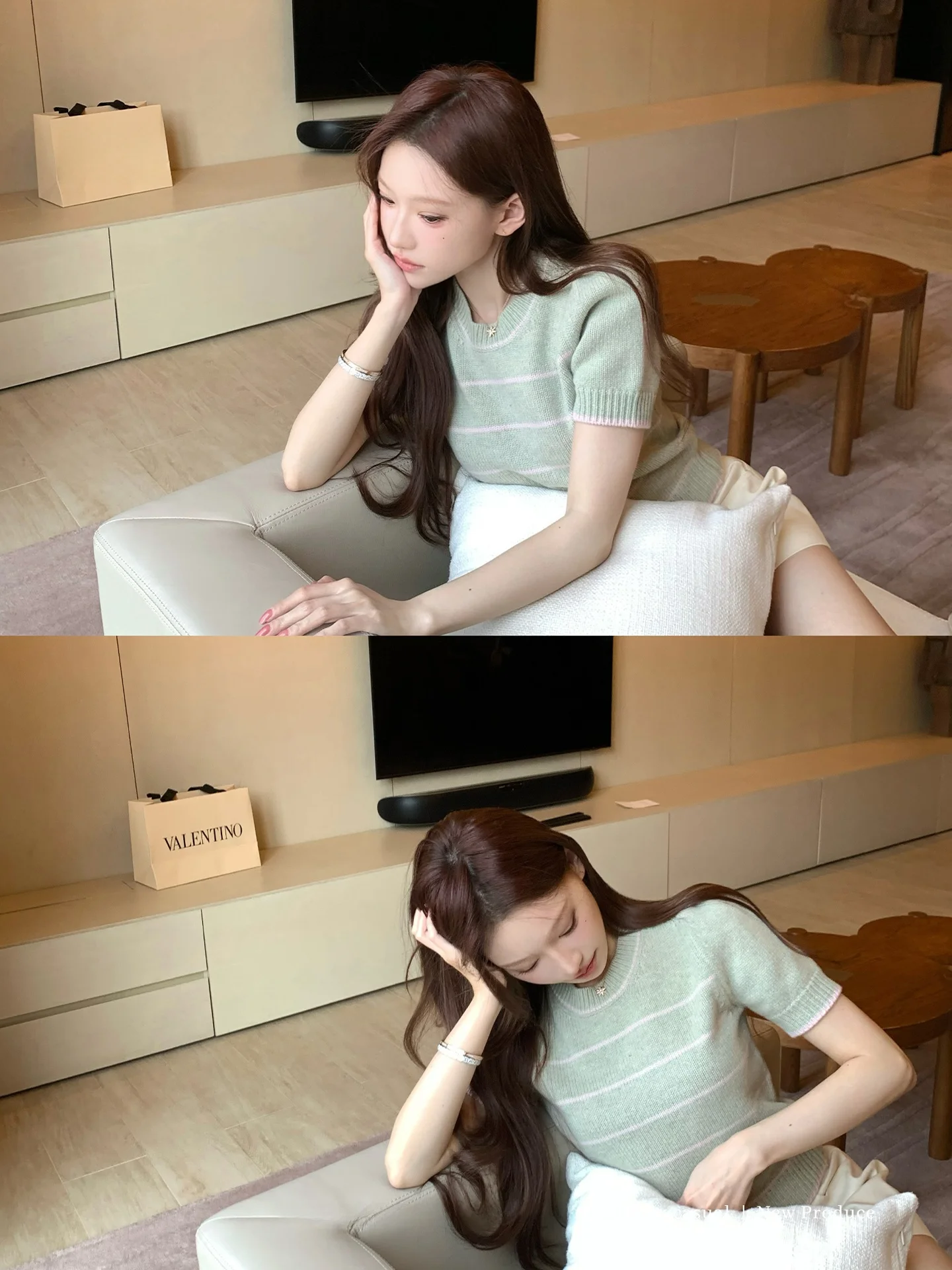 Coolline Linzixi Daring Daily Series Beautiful Spring Color 100 Wool Knitted Short Sleeve Women's Fashion Spring Knitwear
Coolline Linzixi Daring Daily Series Beautiful Spring Color 100 Wool Knitted Short Sleeve Women's Fashion Spring Knitwear