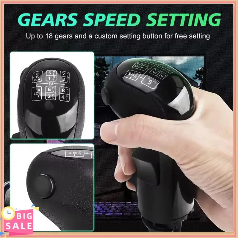 Better-PC USB Shifter Knob For Logitech G29 G27 G25 G923 Thrustmaster TH8A High Low Gear Simulator Gearshift Knob For ATS ETS2
Better-PC USB Shifter Knob For Logitech G29 G27 G25 G923 Thrustmaster TH8A High Low Gear Simulator Gearshift Knob For ATS ETS2