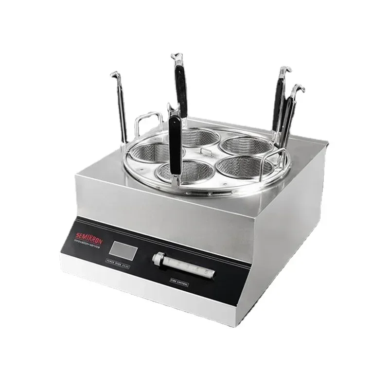 Commercial Noodle Cooker Stainless Steel Table Type Noodle Cooking Furnace 5000W Commercial Noodle Cooking Machine SMK-TSZML01
Commercial Noodle Cooker Stainless Steel Table Type Noodle Cooking Furnace 5000W Commercial Noodle Cooking Machine SMK-TSZML01