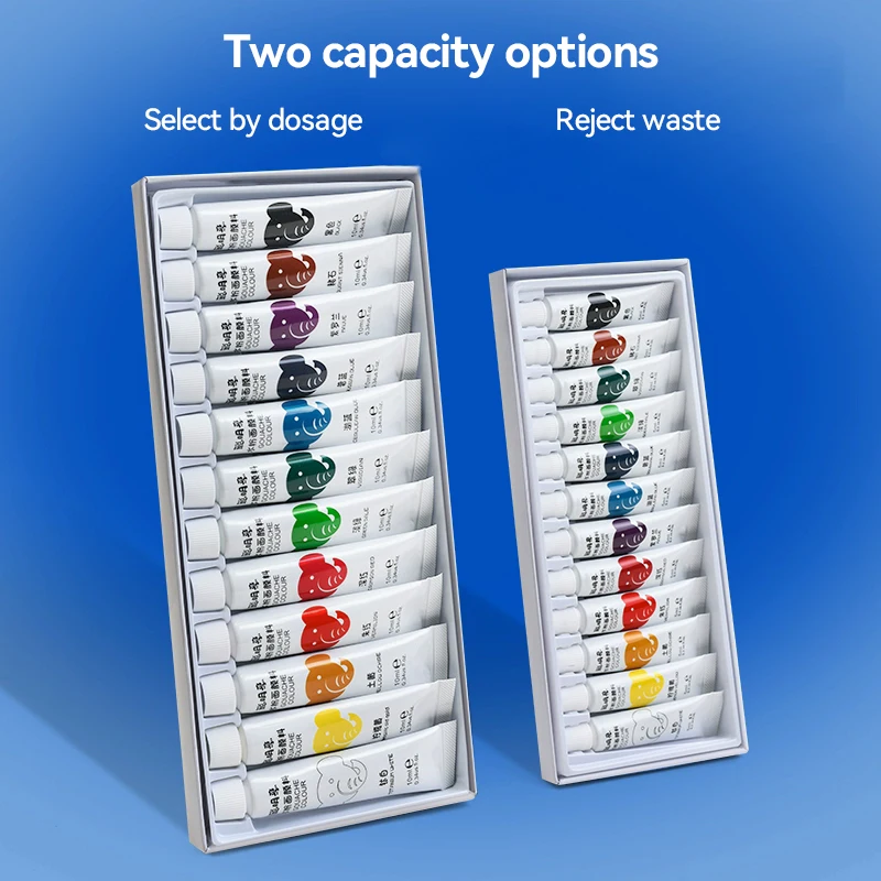 12/24 Color Watercolor Paint Set 5ml Tubes Washable Artist Painting Supplies Vibrant Watercolors for Drawing Coloring Sketching
12/24 Color Watercolor Paint Set 5ml Tubes Washable Artist Painting Supplies Vibrant Watercolors for Drawing Coloring Sketching