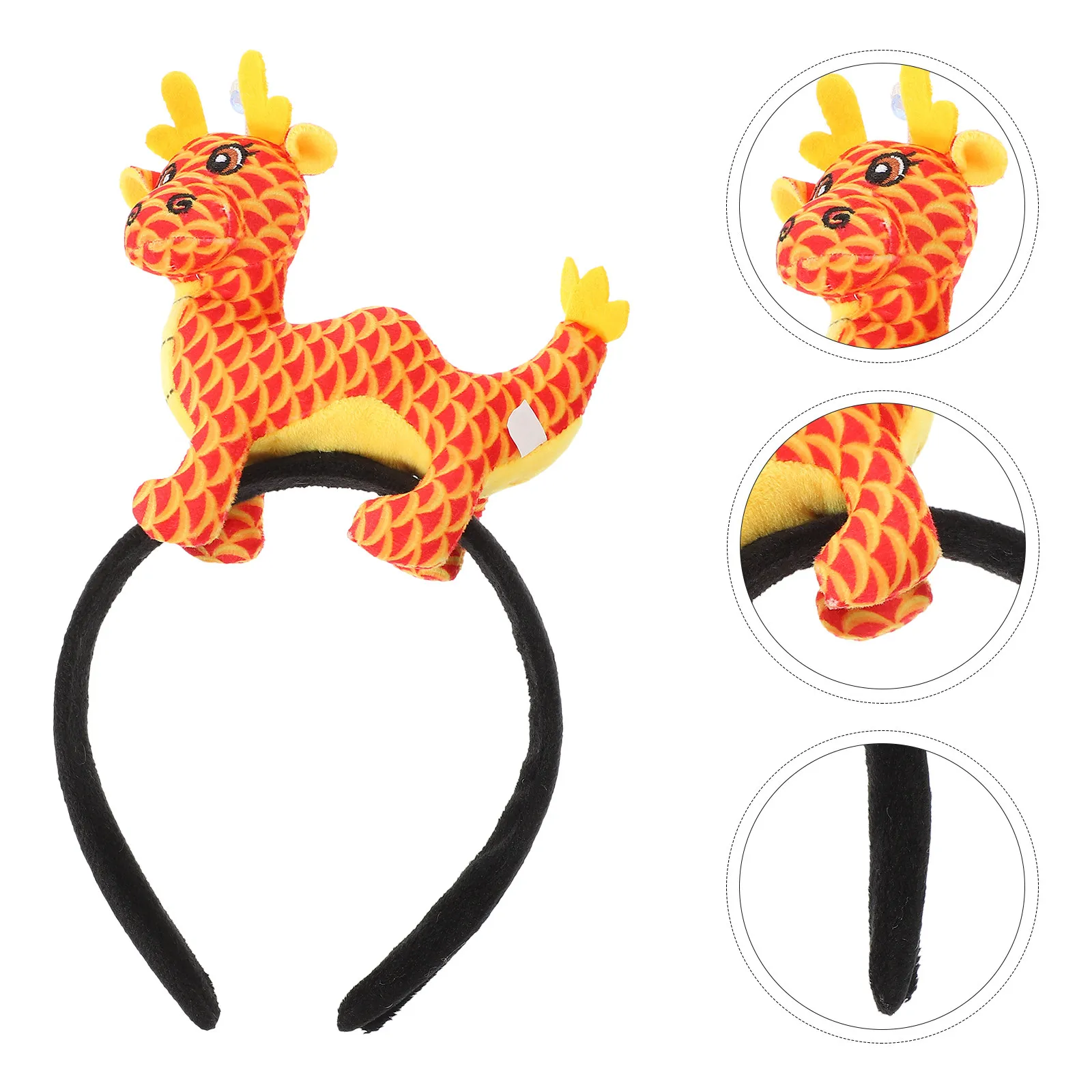 Cartoon Dragon Headband for Kids and Adults One Size Fits Most Chinese New Year Party Costume Carnival Performance Hair
Cartoon Dragon Headband for Kids and Adults One Size Fits Most Chinese New Year Party Costume Carnival Performance Hair