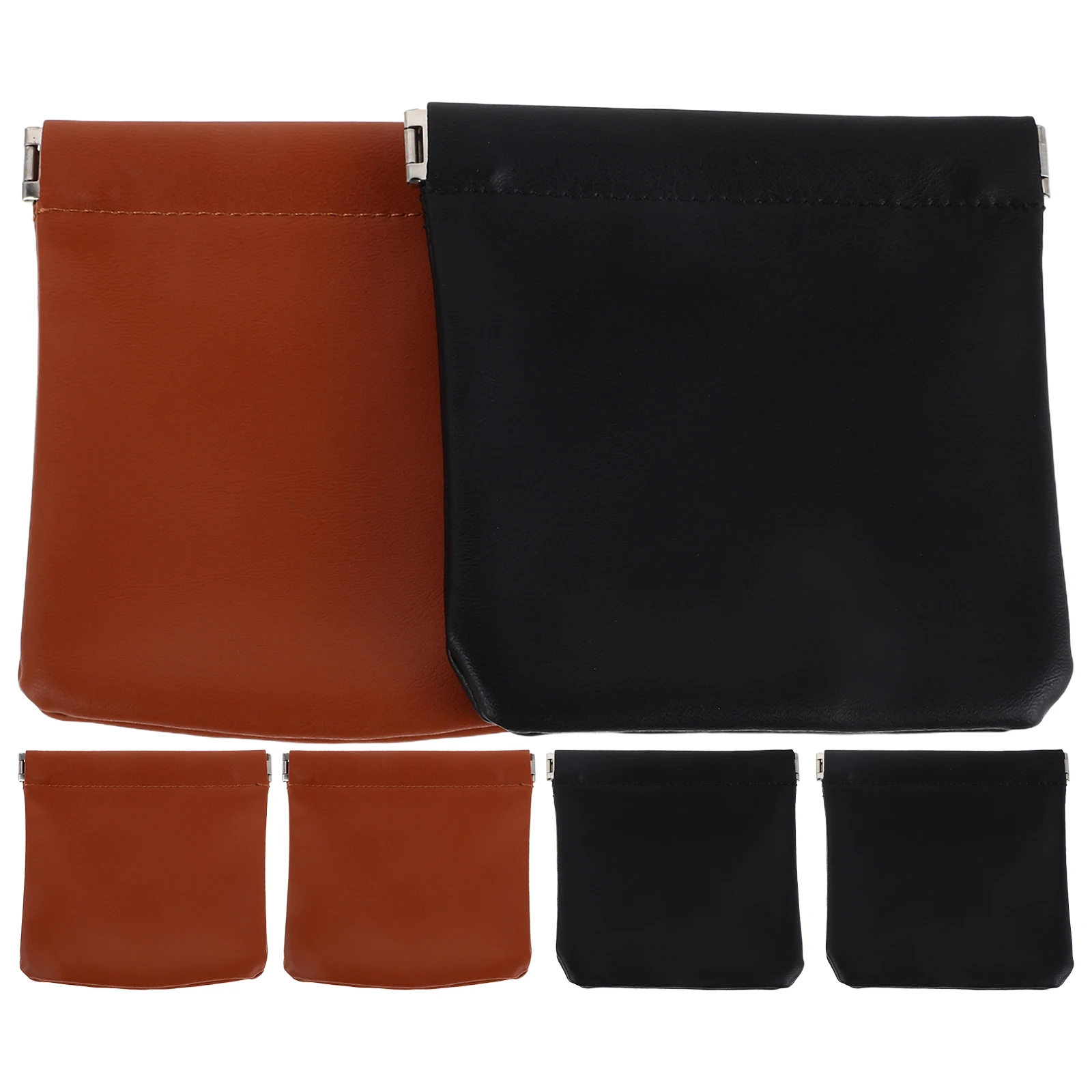 6pcs Mini Self-Closing Makeup Pouch 4.72X4.44In Automatic Closure Pu Travel Pouch For Women Portable Pocket Organizer Bag No
6pcs Mini Self-Closing Makeup Pouch 4.72X4.44In Automatic Closure Pu Travel Pouch For Women Portable Pocket Organizer Bag No