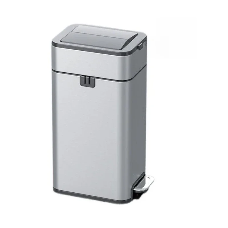 Foot-operated trash can, household covered bathroom, toilet, kitchen, living room, office foot pedal automatic packing large
Foot-operated trash can, household covered bathroom, toilet, kitchen, living room, office foot pedal automatic packing large