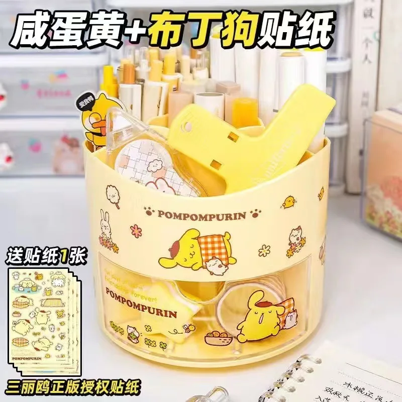 Cute Kuromi My Melody Rotating Pen Holder Kawaii Sanrio Anime Desk Multi-Cell Stationery Girl Heart Cartoon Storage Box Kid Gift
Cute Kuromi My Melody Rotating Pen Holder Kawaii Sanrio Anime Desk Multi-Cell Stationery Girl Heart Cartoon Storage Box Kid Gift