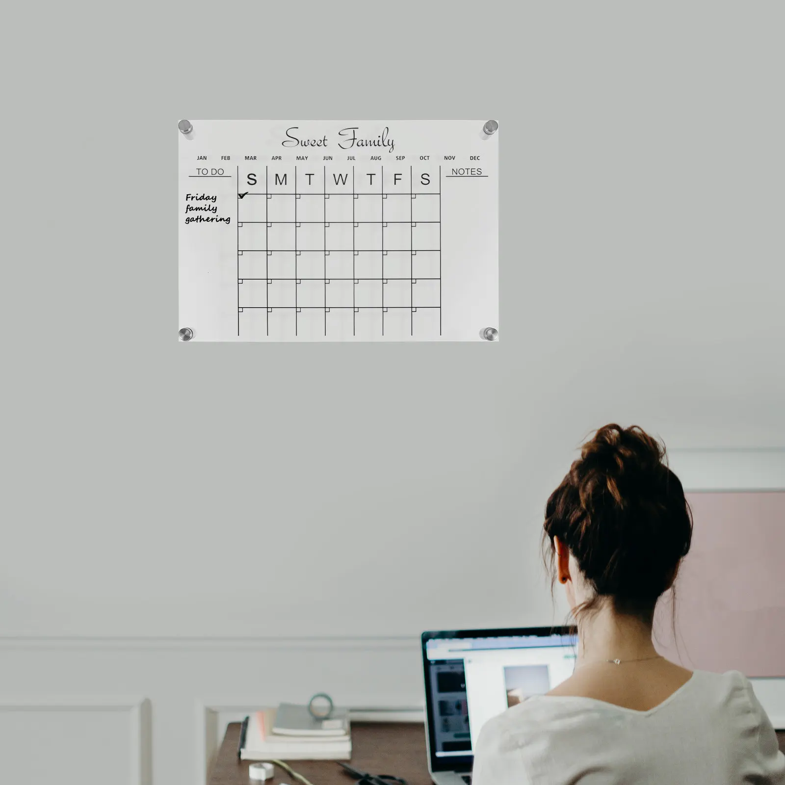 1Set Clear Acrylic Dry Erase Weekly Monthly Plan Board Portable Message Memo Writing Board Desktop Organizer Reusable for Office
1Set Clear Acrylic Dry Erase Weekly Monthly Plan Board Portable Message Memo Writing Board Desktop Organizer Reusable for Office