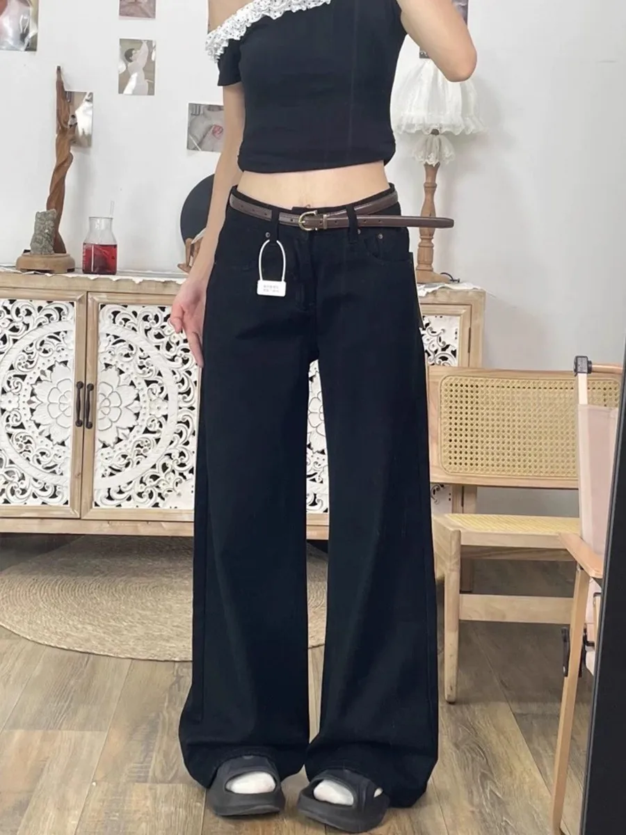 plus Size American Retro Wide Leg Jeans Women's Spring Autumn Loose Slimming Drapey Straight Floor-Length Pants
plus Size American Retro Wide Leg Jeans Women's Spring Autumn Loose Slimming Drapey Straight Floor-Length Pants