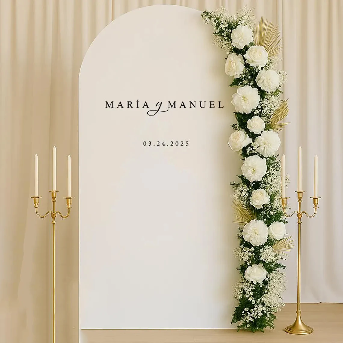 Элегантная декоративная наклейка на стену для свадебной вечеринки с индивидуальным именем и датой BE057
Элегантная декоративная наклейка на стену для свадебной вечеринки с индивидуальным именем и датой BE057