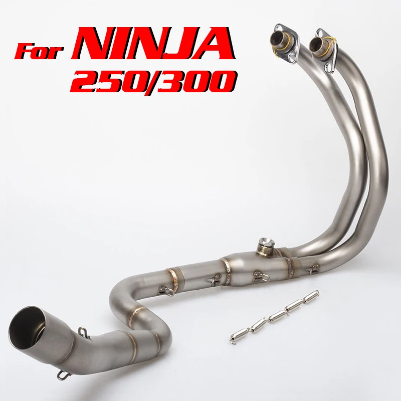 Ninja250/300 Slip-on Exhaust Headers Front Link Pipe Elbow Down Pipe Round 51mm for Kawasaki Ninja250 ninja300 2013-2016
Ninja250/300 Slip-on Exhaust Headers Front Link Pipe Elbow Down Pipe Round 51mm for Kawasaki Ninja250 ninja300 2013-2016