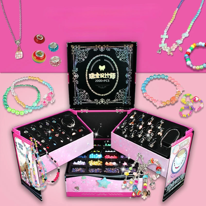 Children’Jewelry Making Kit Creative Necklace Bracelet Rings DIY Ideal Christmas Birthday Gift Toys
Children’Jewelry Making Kit Creative Necklace Bracelet Rings DIY Ideal Christmas Birthday Gift Toys