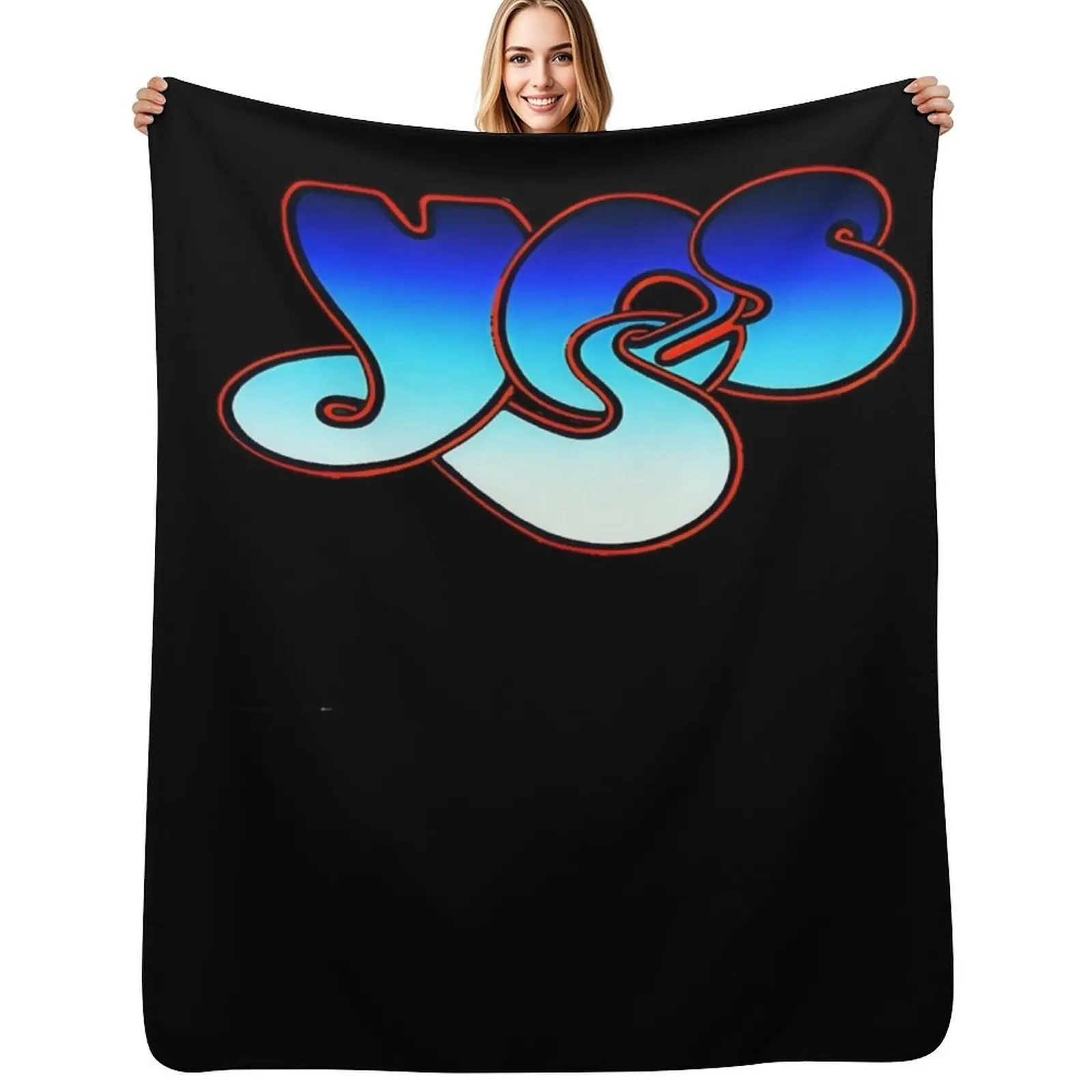 Blue Yes Logo Classic Throw Blanket No Pilling Soft Warm Blanket for Bed
Blue Yes Logo Classic Throw Blanket No Pilling Soft Warm Blanket for Bed