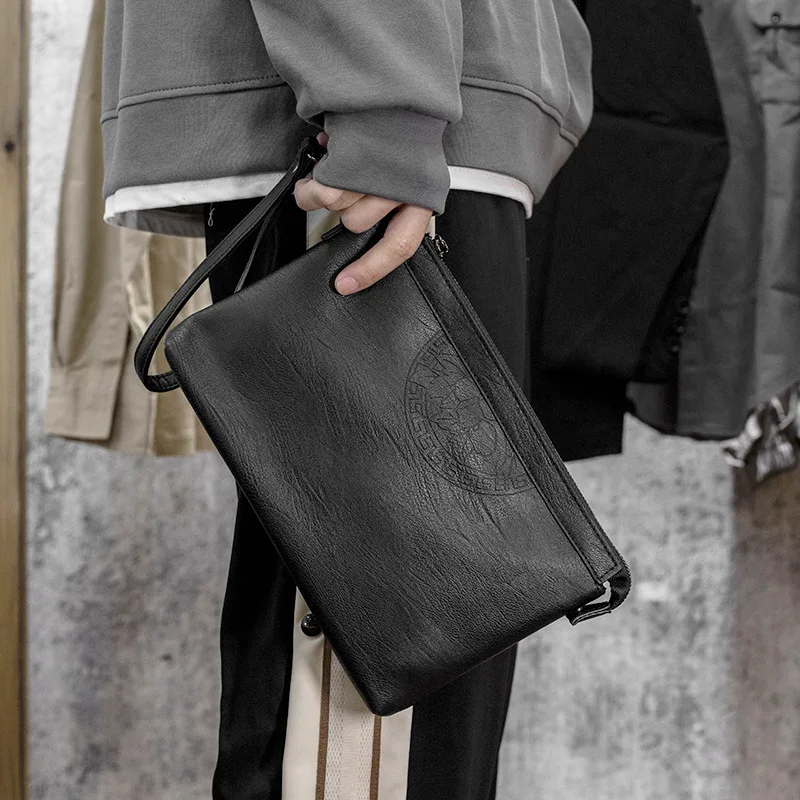 Xiao.P Men's Handbag Envelopes Handbag Large Capacity Hand Held Bag Trendy Men's Bag File Bag Ultra Thin
Xiao.P Men's Handbag Envelopes Handbag Large Capacity Hand Held Bag Trendy Men's Bag File Bag Ultra Thin