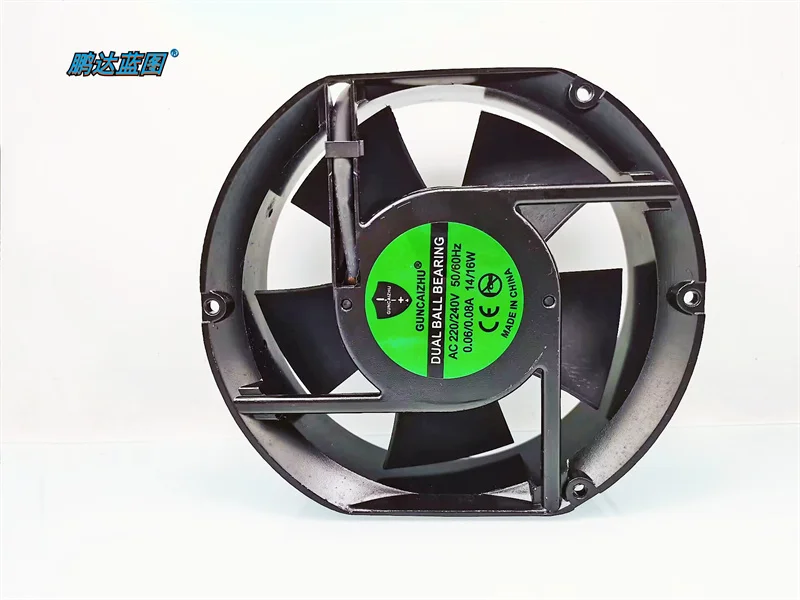 GUNCAIZHU double ball bearing 17251 220V welded cabinet axial fan cabinet cooling fan
GUNCAIZHU double ball bearing 17251 220V welded cabinet axial fan cabinet cooling fan